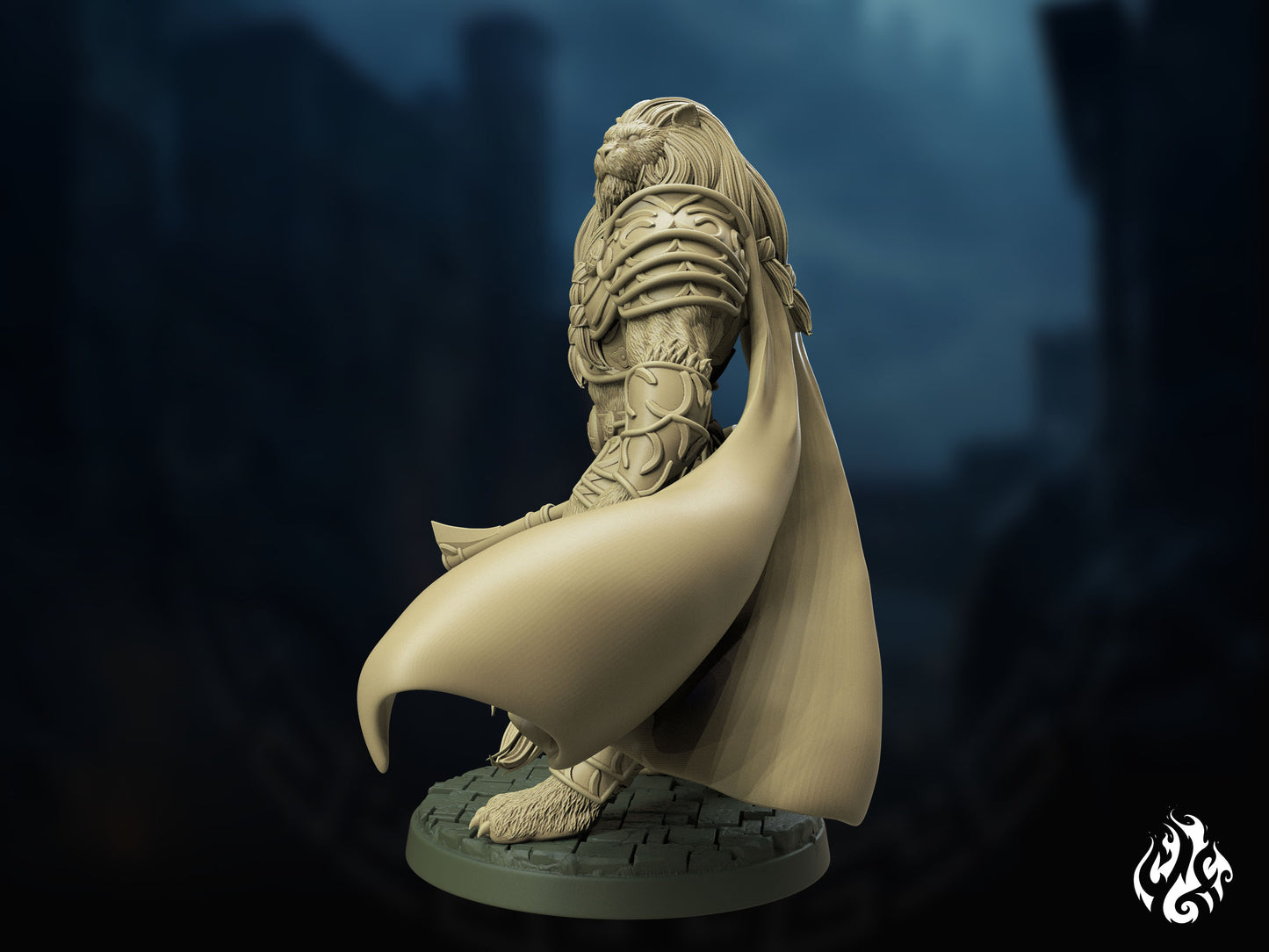Crippled God Foundry - Leonin Paladin - DnD/TTRPG Figure/Miniature