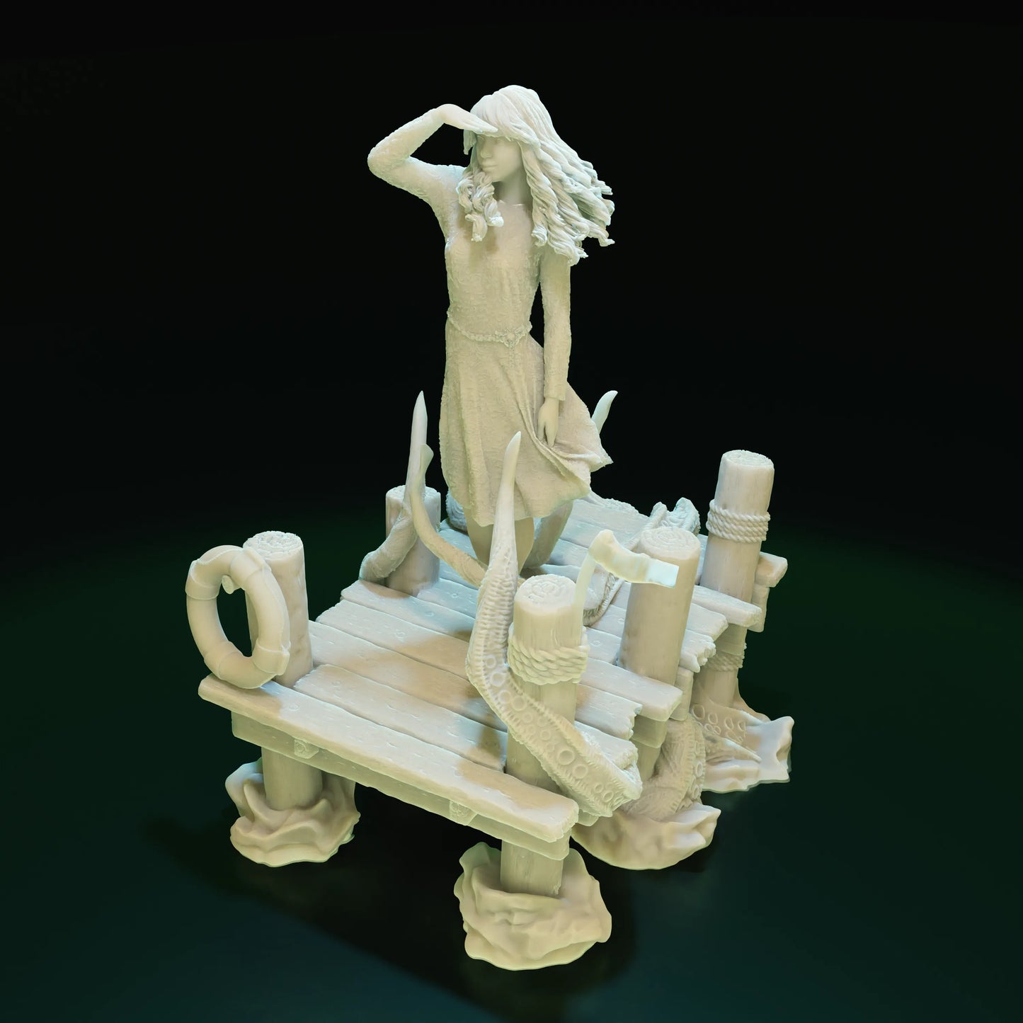Cthulhu Girls - Shadow over Haven's Harbor - Linda Makswell - 32/75mm DnD/TTRPG Figure/Miniature
