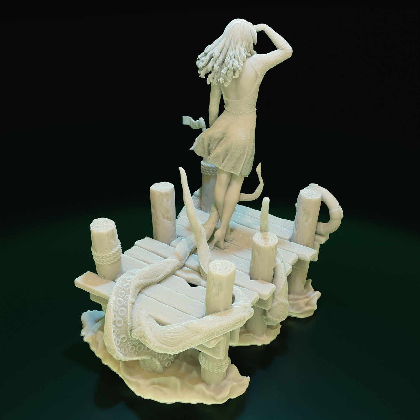 Cthulhu Girls - Shadow over Haven's Harbor - Linda Makswell - 32/75mm DnD/TTRPG Figure/Miniature - Helios3DPrinting