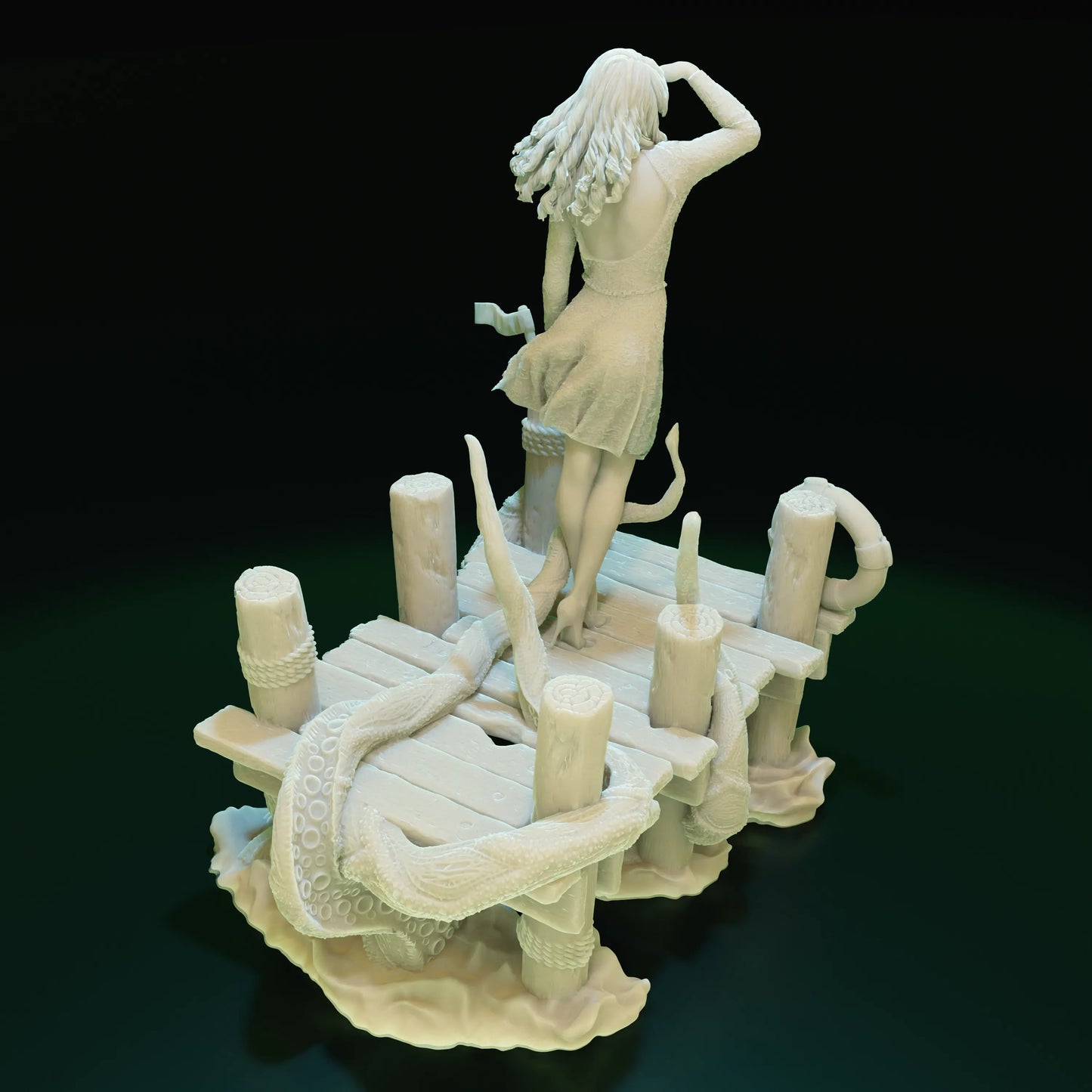 Cthulhu Girls - Shadow over Haven's Harbor - Linda Makswell - 32/75mm DnD/TTRPG Figure/Miniature