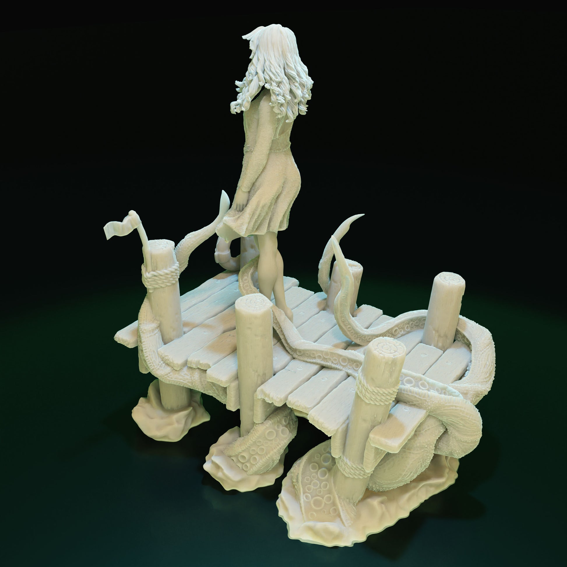 Cthulhu Girls - Shadow over Haven's Harbor - Linda Makswell - 32/75mm DnD/TTRPG Figure/Miniature - Helios3DPrinting