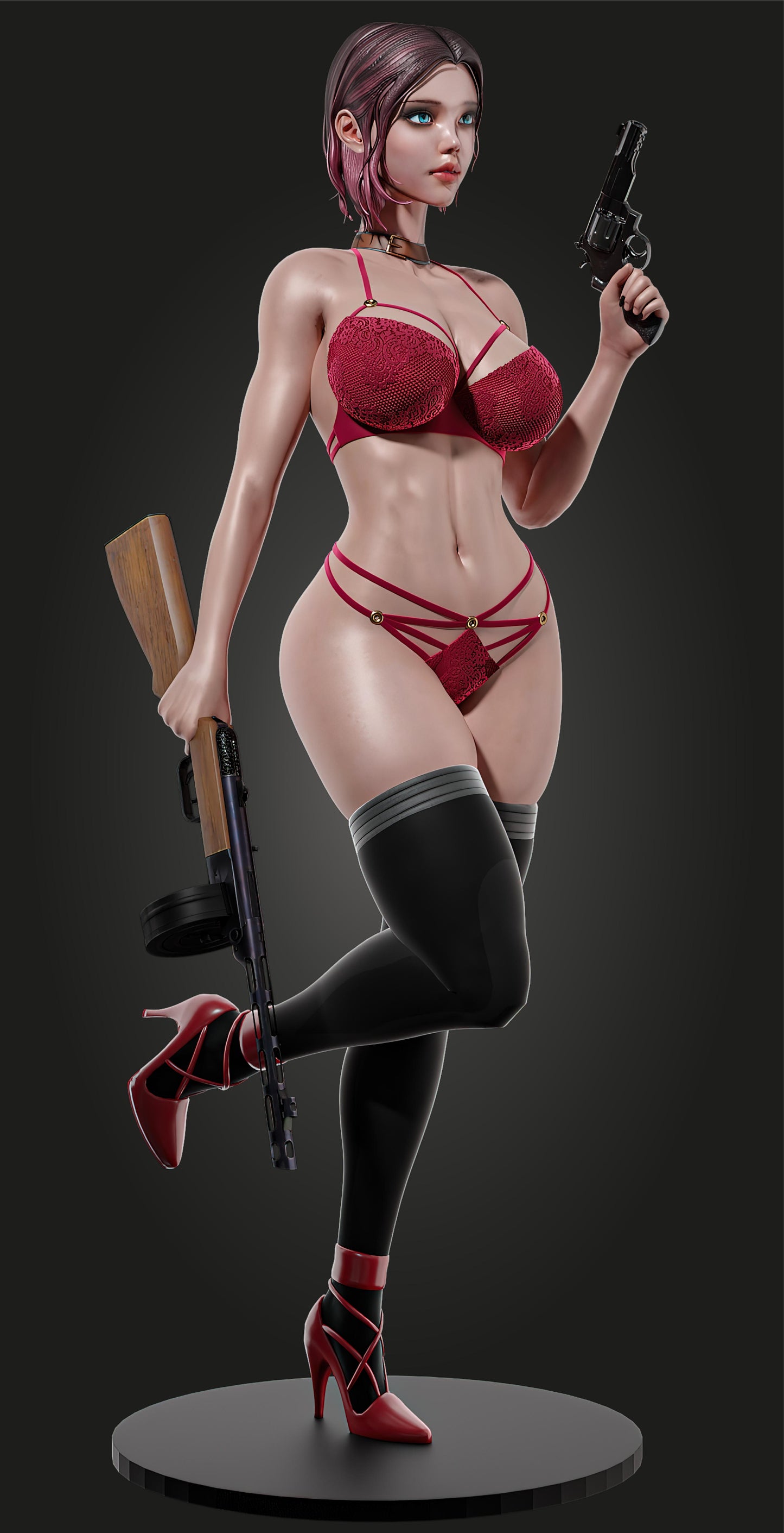 AMCM Studios - Isabella Moretti - 32/75mm Pin Up/Figure/Model/Diorama - Helios3DPrinting