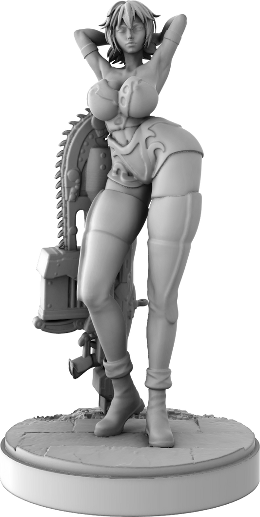 Mini Orange - Locust Crusher - 75mm Pin Up/Figure/Model/Diorama