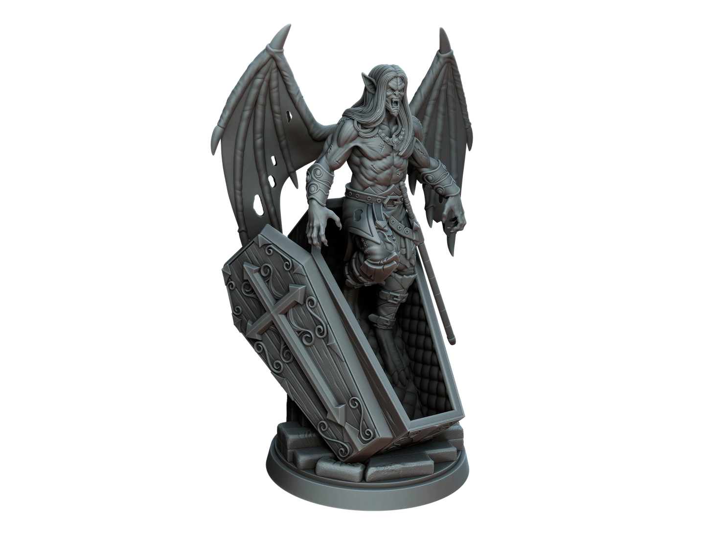 Vortex Studios - Vampires - Vladimir von Krovzovich True Form - DnD/TTRPG Figure/Miniature