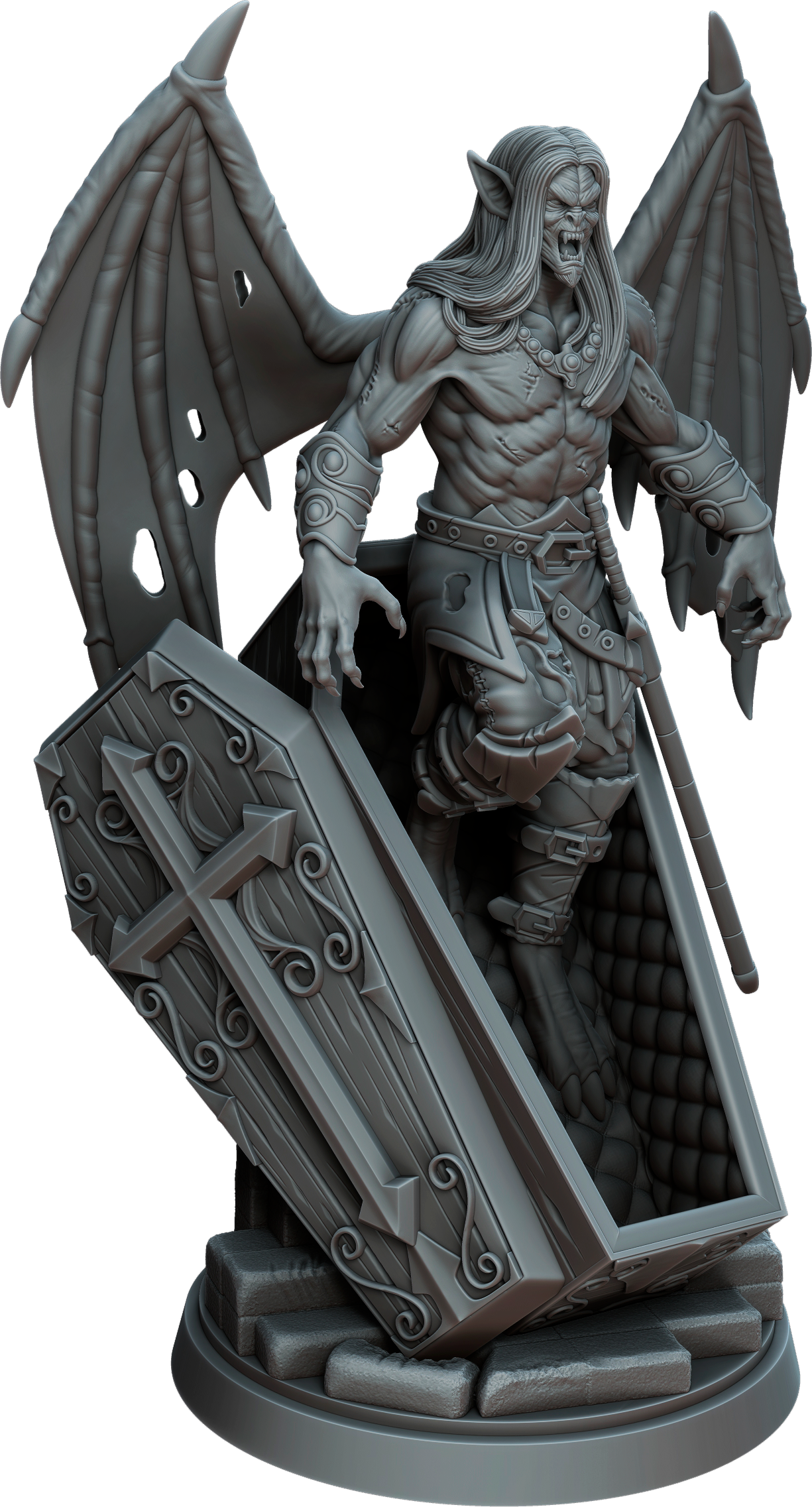 Vortex Studios - Vampires - Vladimir von Krovzovich True Form - DnD/TTRPG Figure/Miniature