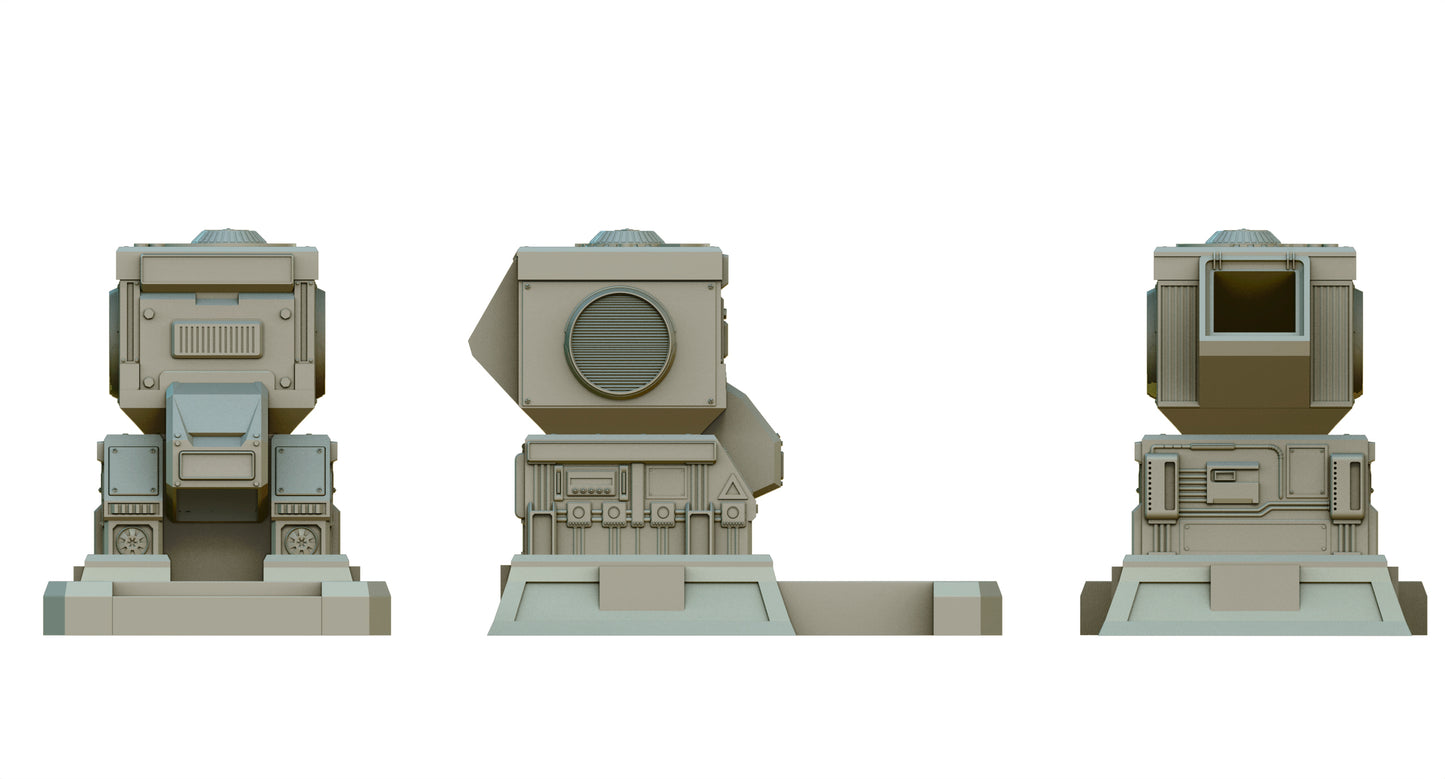 Crab Miniatures - Sci-Fi Dice Towers - Lucky-O-Meter - DnD/TTRPG/Roleplaying/Wargames