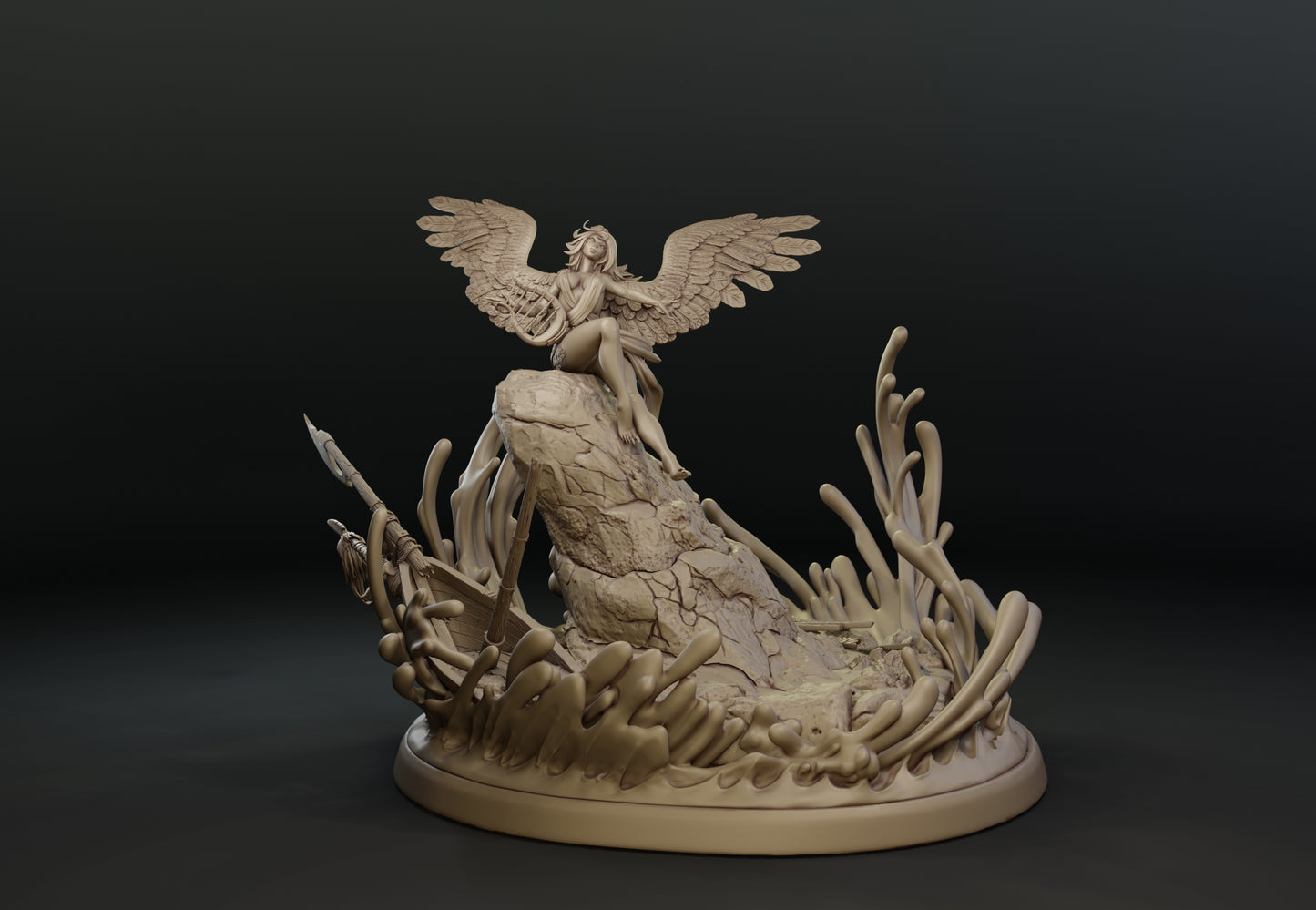 Alain Viesca - Siren (Lure) - 75/120mm Pin Up/Figure/Model/Diorama