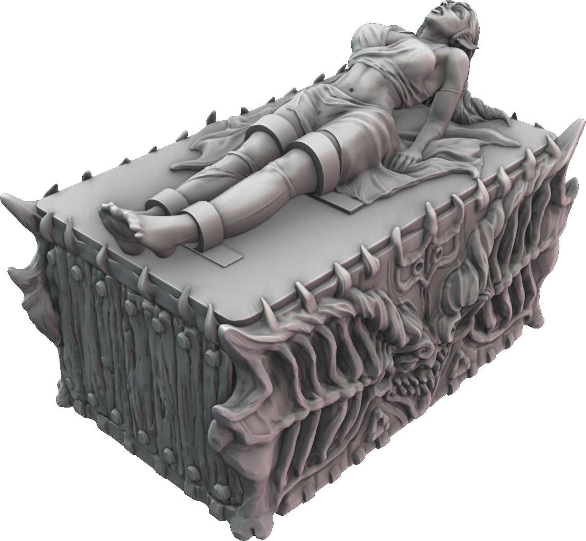 LeemanPrintables - Tempress Institute - Isolde - 75mm Pin Up/Figure/Model/Diorama