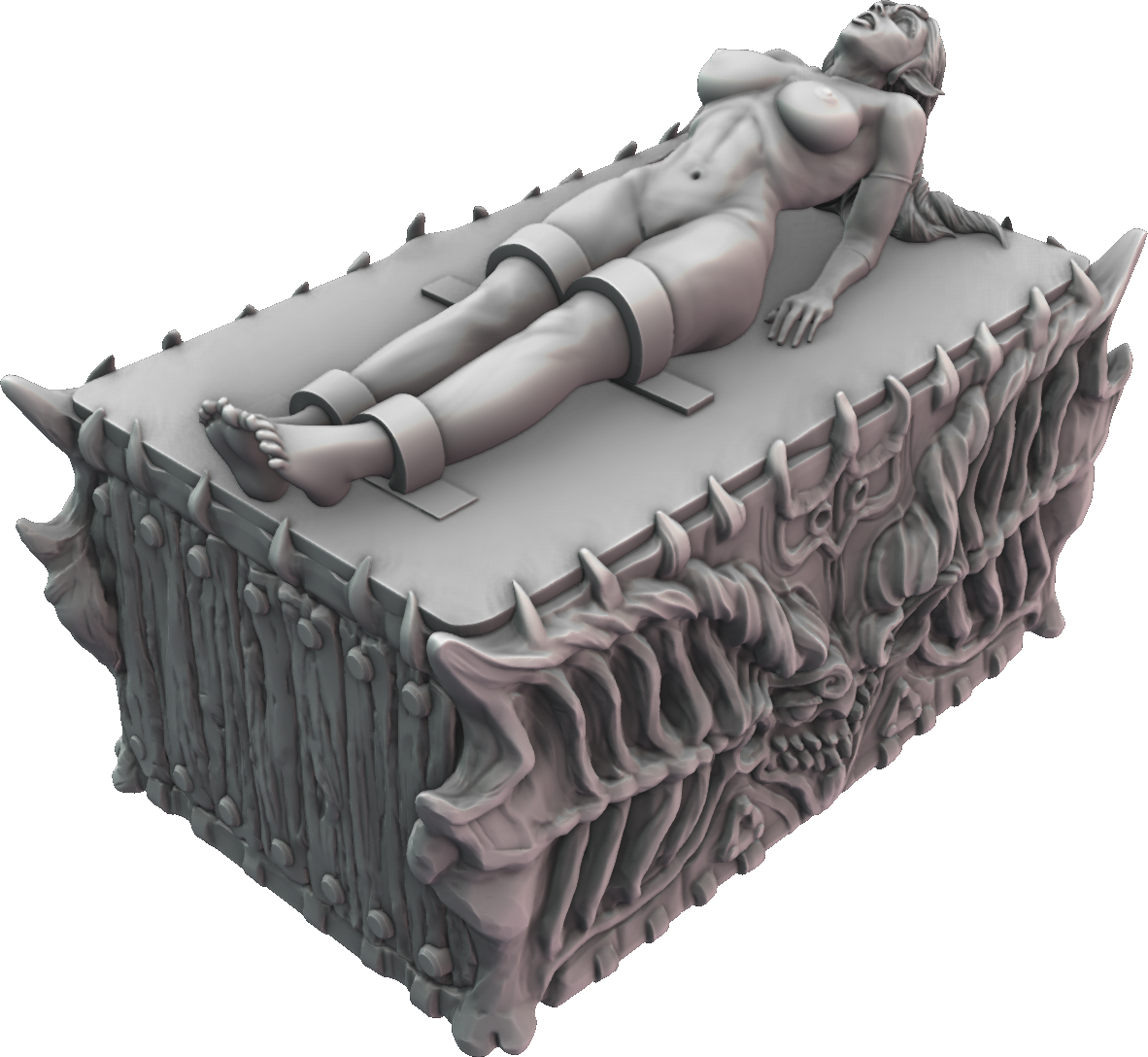 LeemanPrintables - Tempress Institute - Isolde - 75mm Pin Up/Figure/Model/Diorama