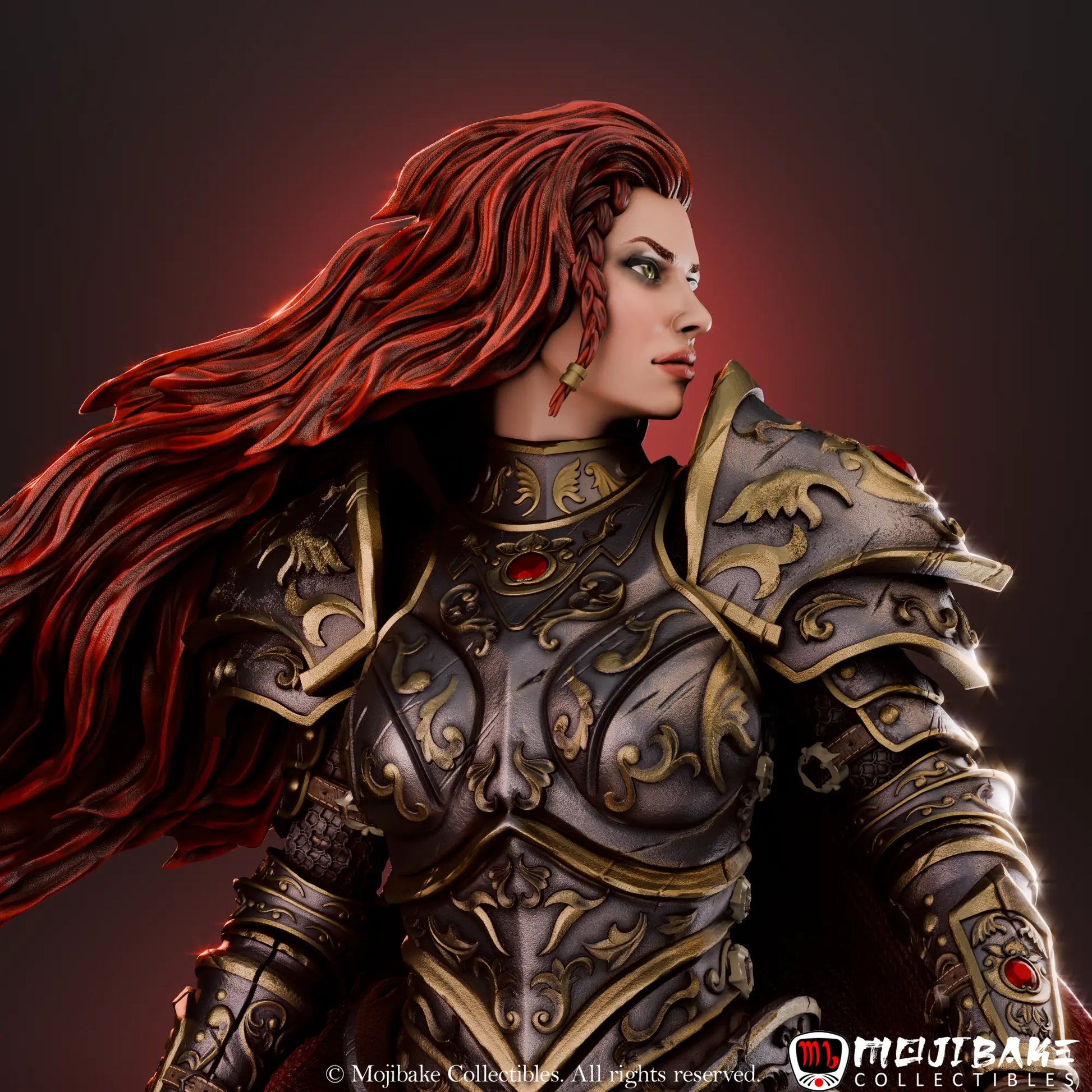 Alessandro Di Cesare - Legends of Aetheron - Lyra SteelHeart - 75/120mm Pin Up/Figure/Model/Diorama - Helios3DPrinting