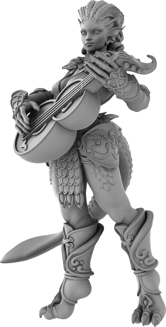 Jugglers Miniatures - Dragonborn Bard #2 - DnD/TTRPG/Roleplaying/Wargames