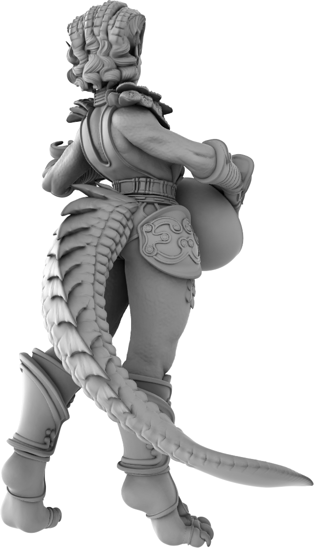 Jugglers Miniatures - Dragonborn Bard #2 - DnD/TTRPG/Roleplaying/Wargames