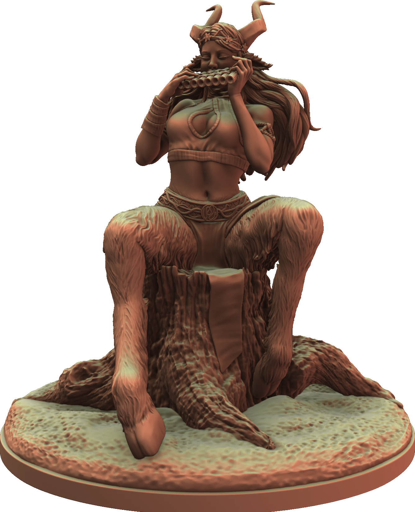 Gilded Lion - Faun #7 - DnD/TTRPG Figure/Miniature