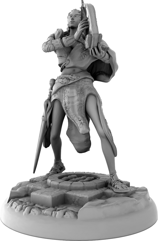 Thorns Forge - Human Bard - DnD/Pathfinder/TTRPG Figure Mini Miniature - Helios3DPrinting