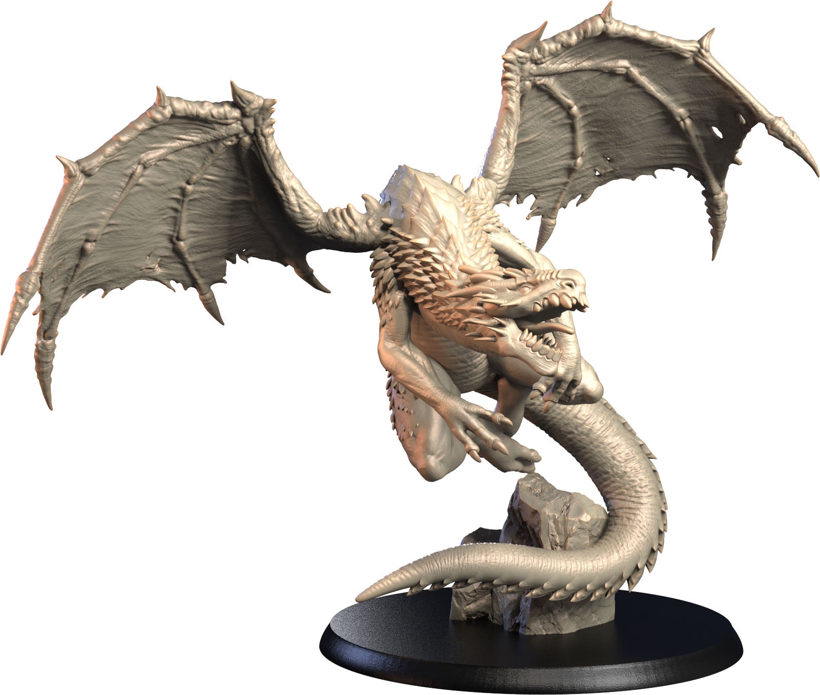 3D IPStudios - Dragons Worlds #2 - Mimrur - DnD/TTRPG Figure/Miniature - Helios3DPrinting