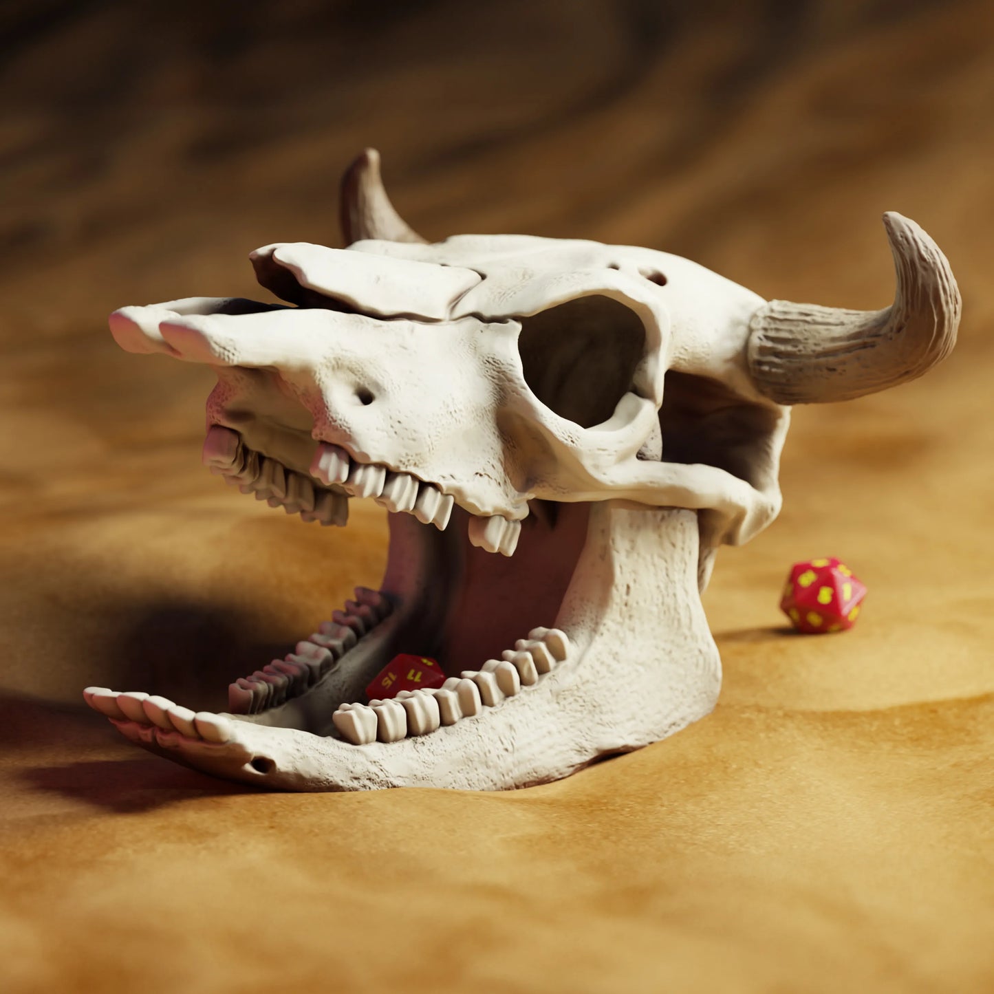 Safehold - Bull Skull Dice Tower - DnD/TTRPG Figure/Miniature
