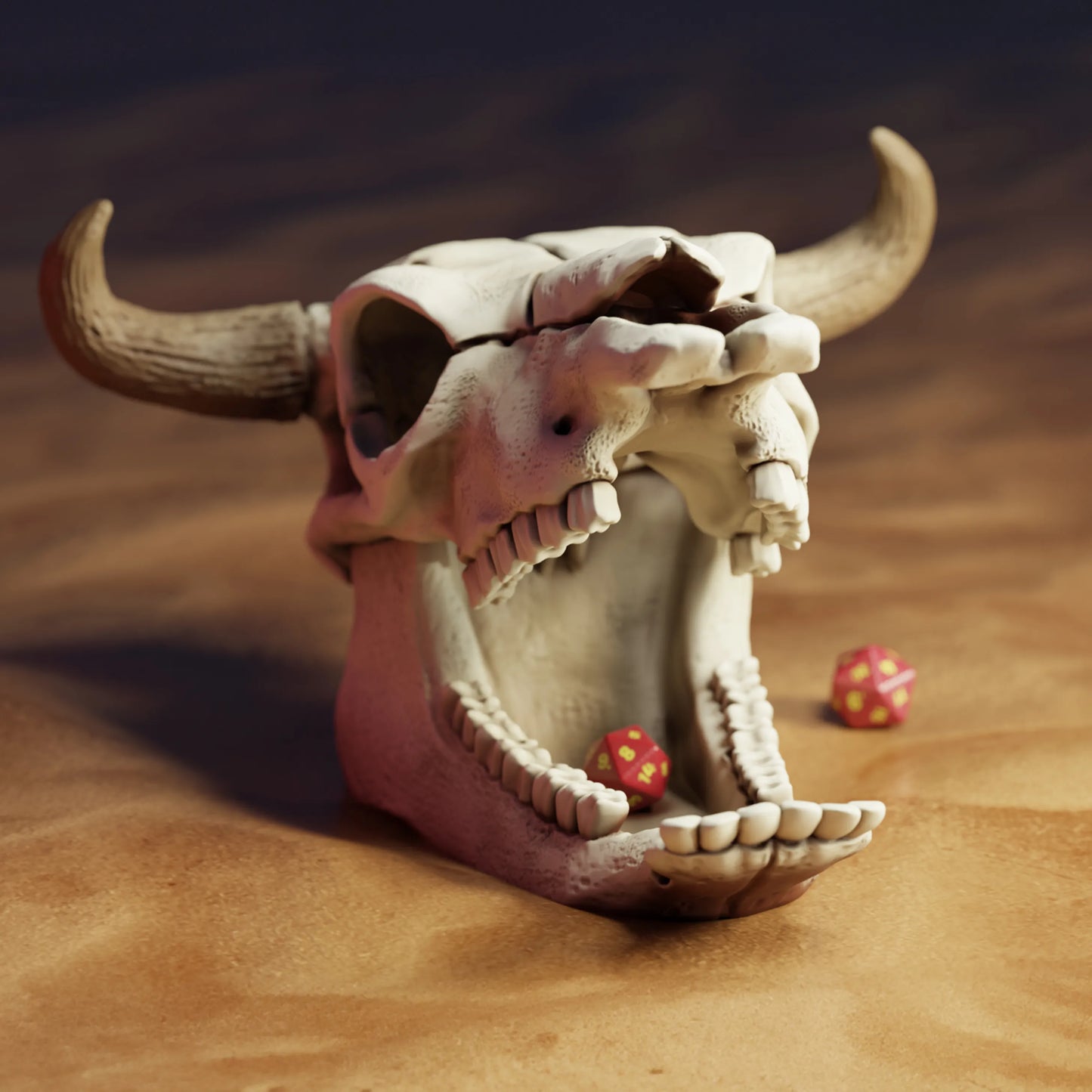Safehold - Bull Skull Dice Tower - DnD/TTRPG Figure/Miniature