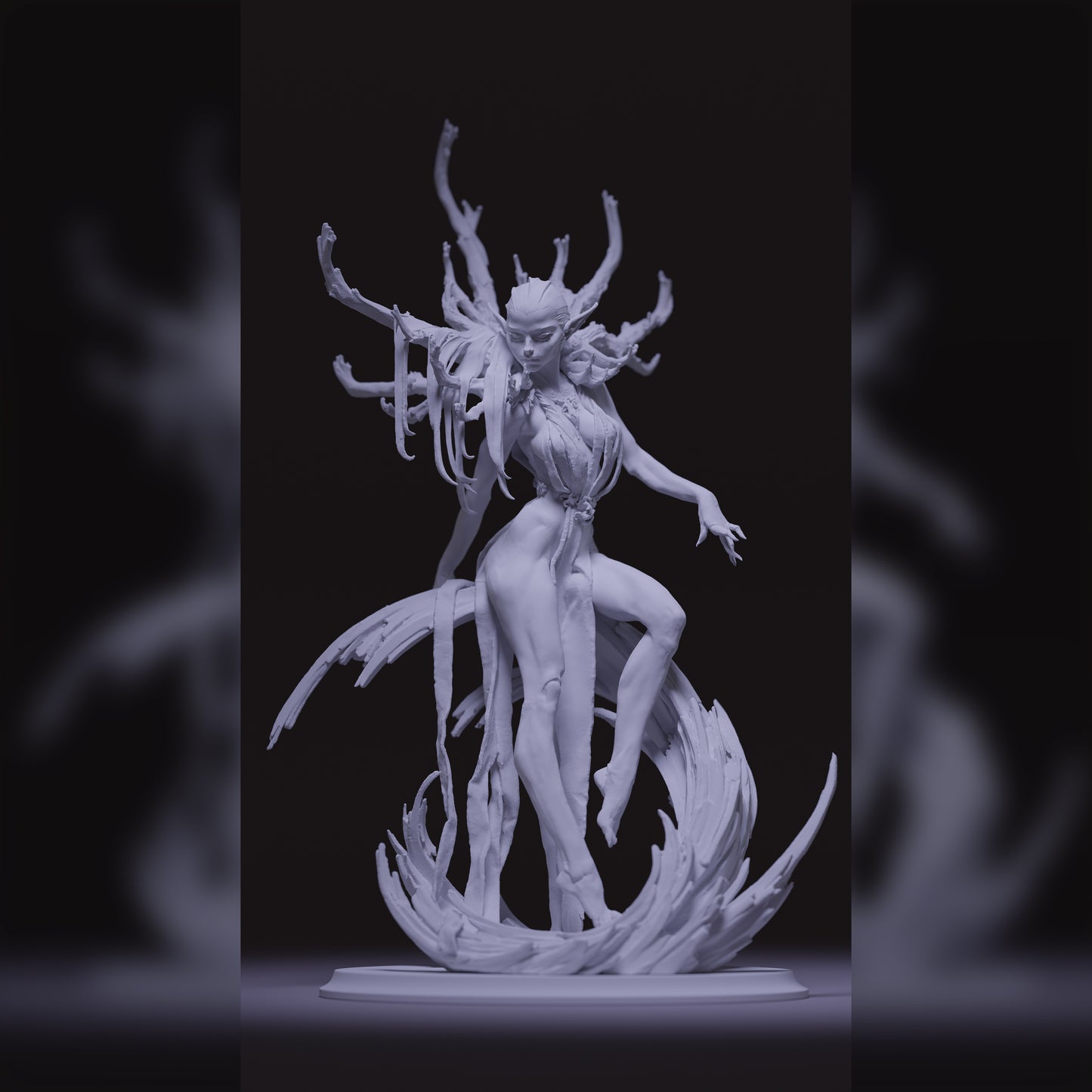 Blackthorn Miniatures - Whispering Forest - Dryad - 100mm Pin Up/Figure/Model/Diorama