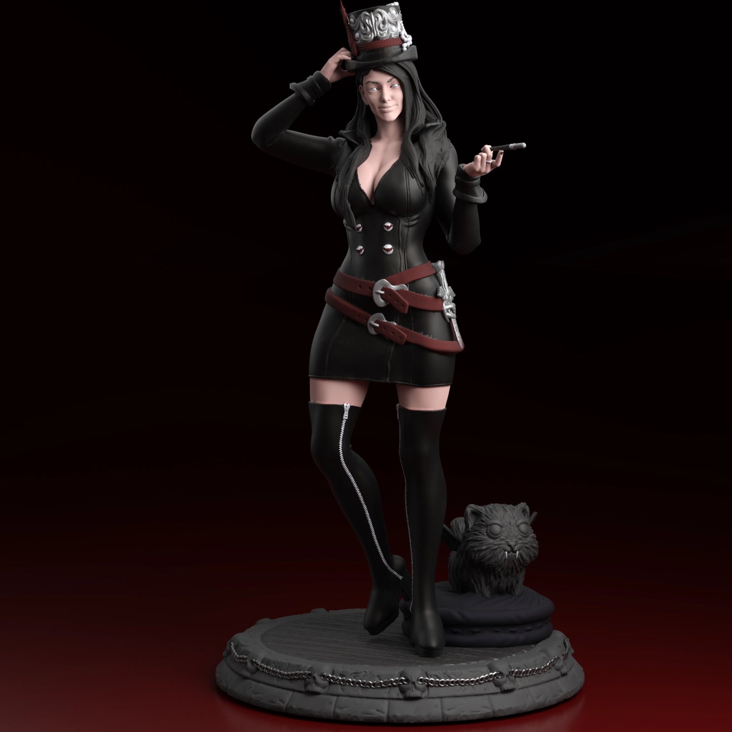 Krakulu - Vampire Courtesans - Aurelia the Madame - 32/75mm Pin Up/Figure/Model