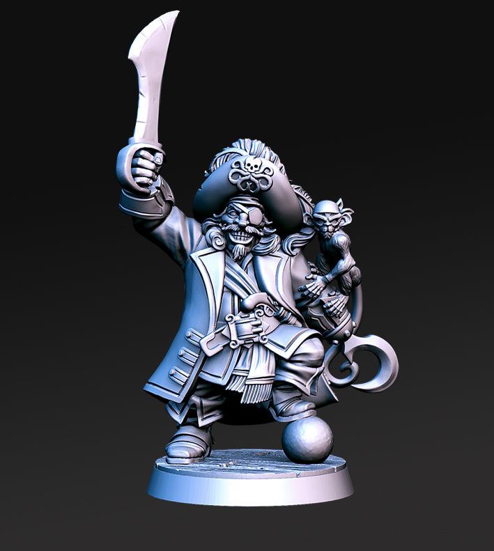 RN Estudio - Captain Quidd Crew - Madolff One Eye - DnD/TTRPG Figure/Miniature