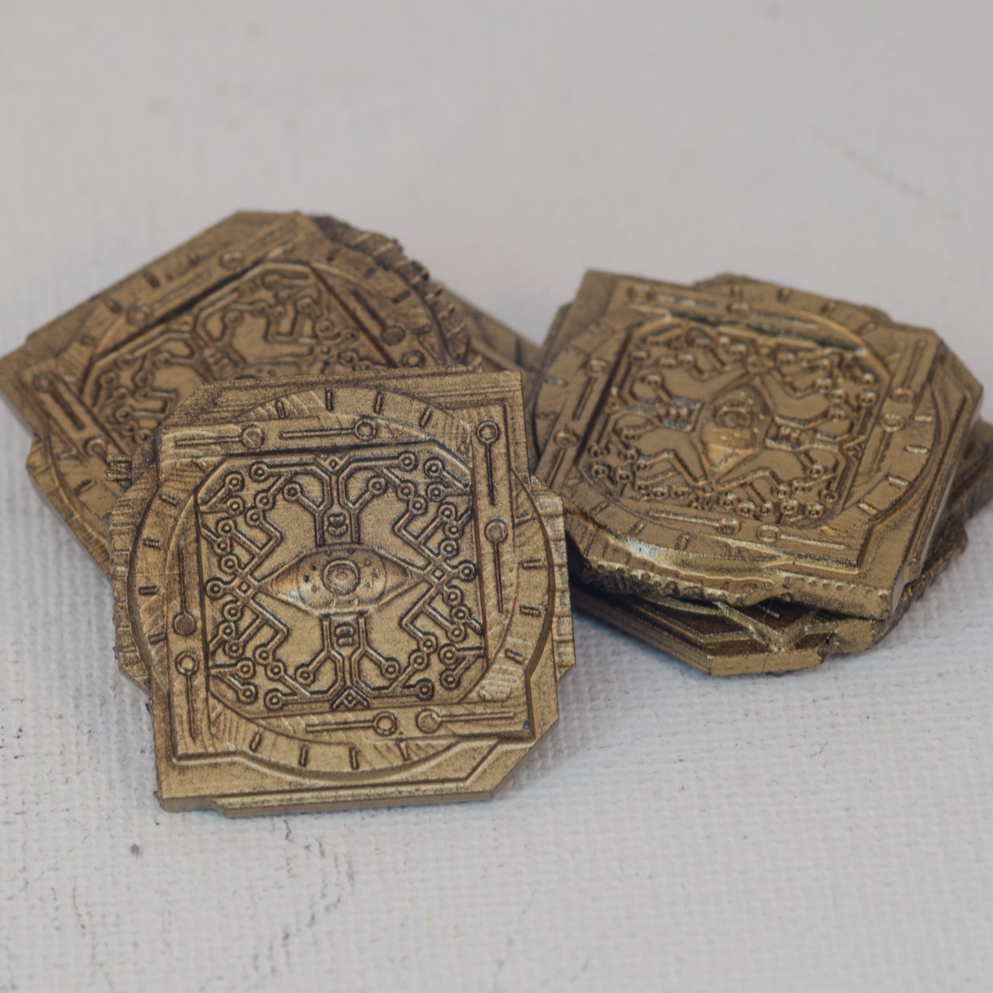 Unchained Games - Cyberpunk Coins x5 - DnD/TTRPG/Roleplaying/Wargames