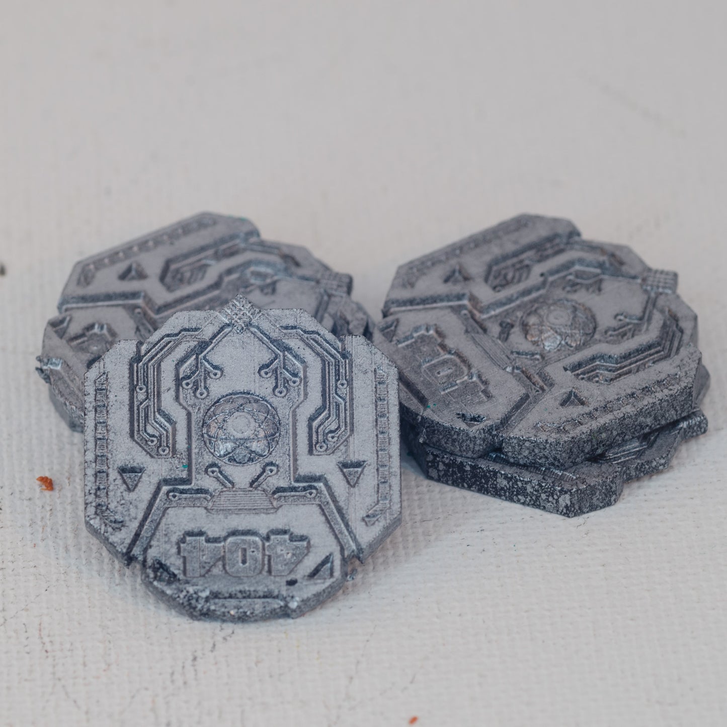 Unchained Games - Cyberpunk Coins x5 - DnD/TTRPG/Roleplaying/Wargames
