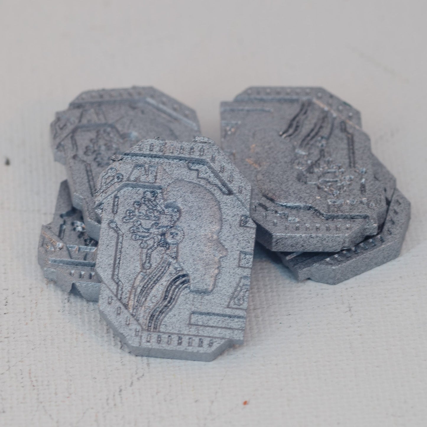 Unchained Games - Cyberpunk Coins x5 - DnD/TTRPG/Roleplaying/Wargames