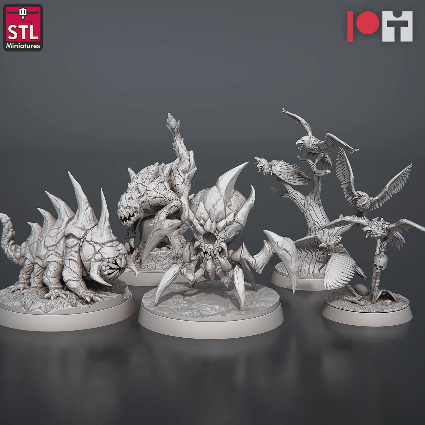 STL Miniatures - Rust Monsters - DnD/TTRPG Figure/Miniature