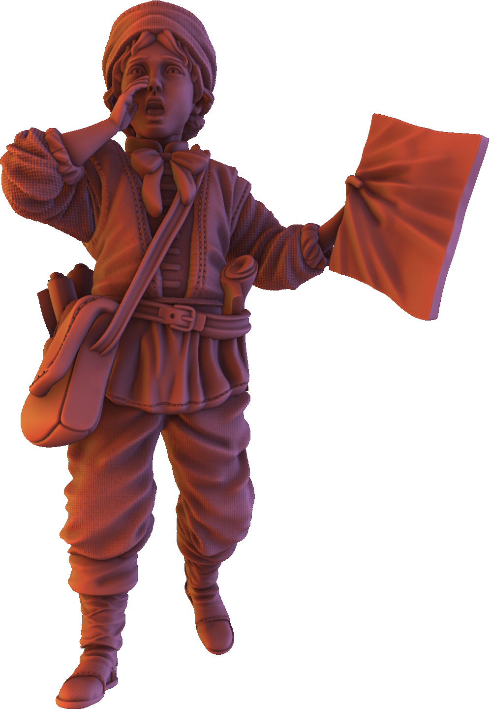 Forged Path - Willowbrook Underworld - Newsboy - DnD/TTRPG Figure/Miniature