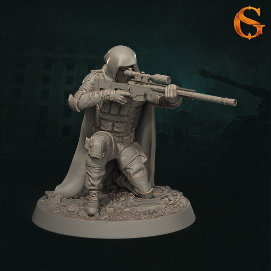 Solgoodcreations - Demonic Incursion in Kharkiv - Resistance Fighter #5 - DnD/TTRPG Figure/Miniature