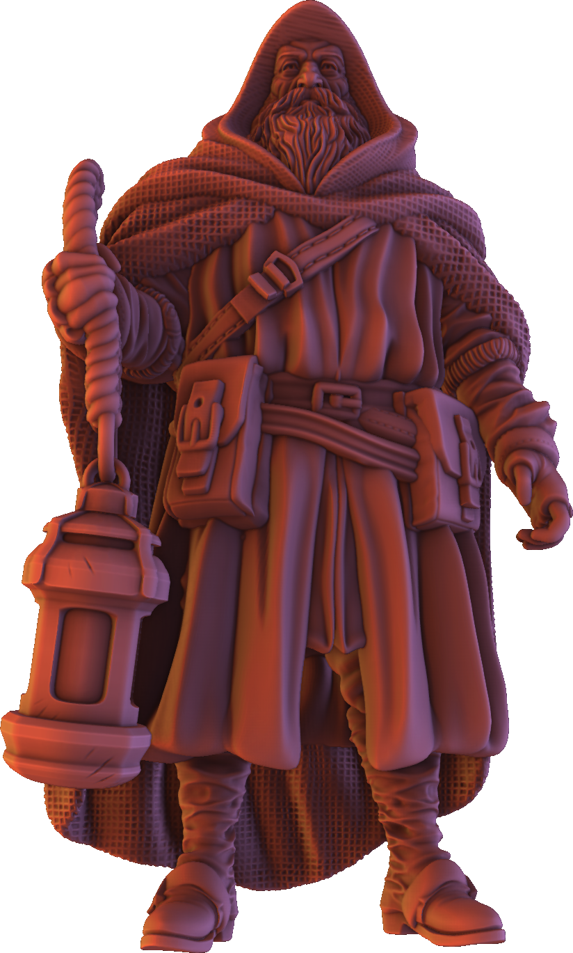 Forged Path - Willowbrook Village - Nightwatchman - DnD/TTRPG Figure/Miniature