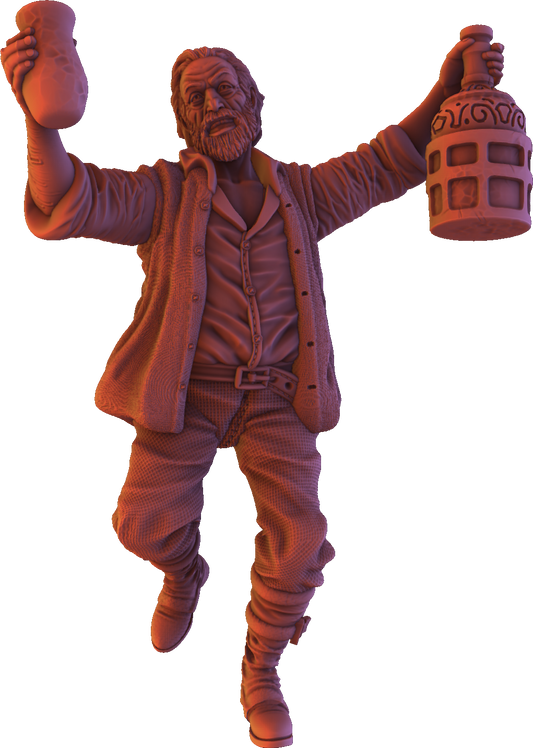 Forged Path - Willowbrook Village - Drunkard - DnD/TTRPG Figure/Miniature