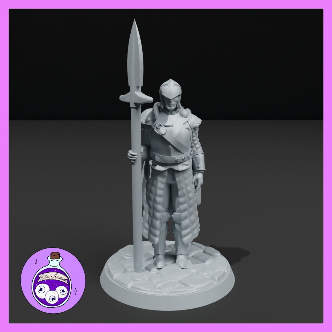 Ella's Arcanum - RPG Essentials #2 - Guard Male #1 - DnD/Pathfinder/TTRPG