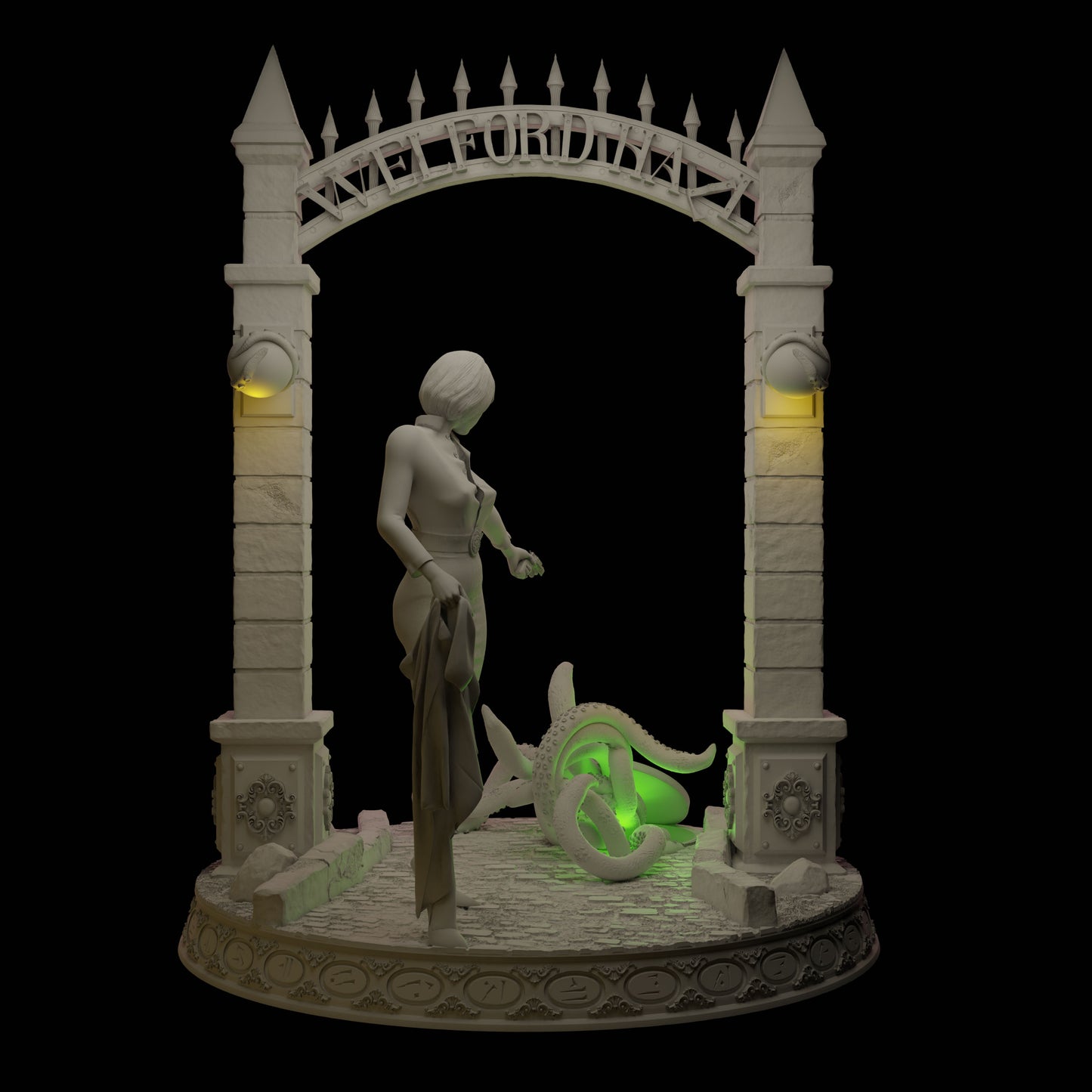 Cthulhu Girls - Secrets of the Welford Hall - Martha Rosebourne - 32/75mm DnD/TTRPG Figure/Miniature - Helios3DPrinting