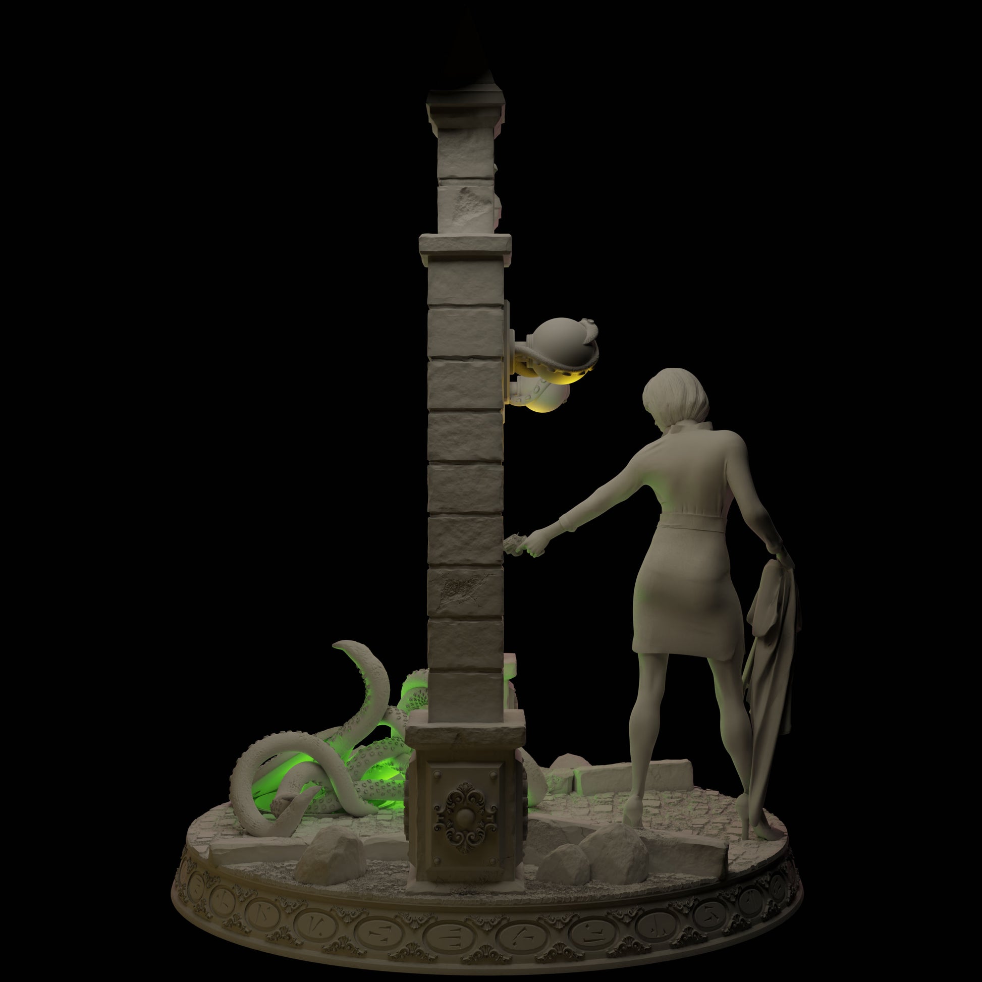 Cthulhu Girls - Secrets of the Welford Hall - Martha Rosebourne - 32/75mm DnD/TTRPG Figure/Miniature - Helios3DPrinting