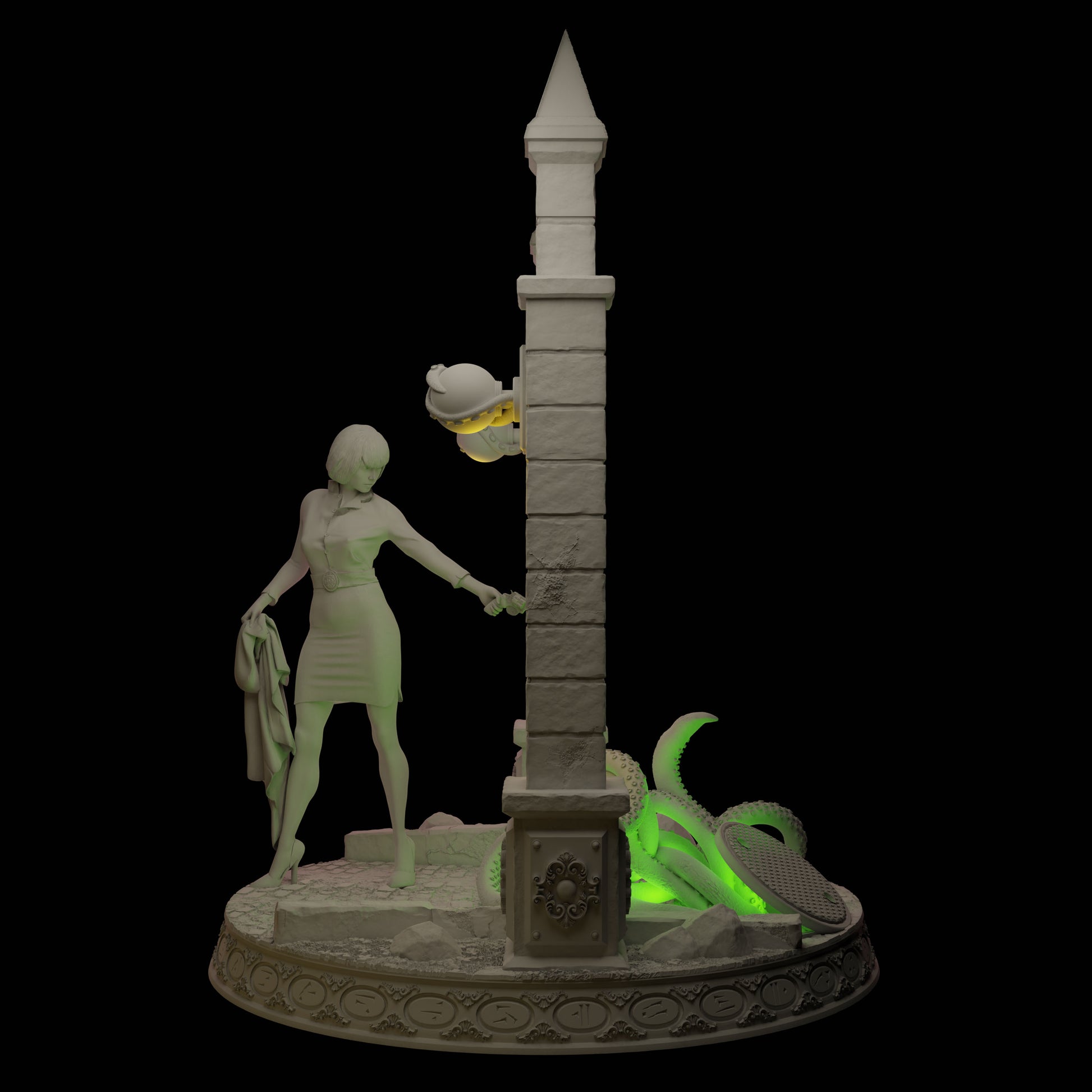 Cthulhu Girls - Secrets of the Welford Hall - Martha Rosebourne - 32/75mm DnD/TTRPG Figure/Miniature - Helios3DPrinting