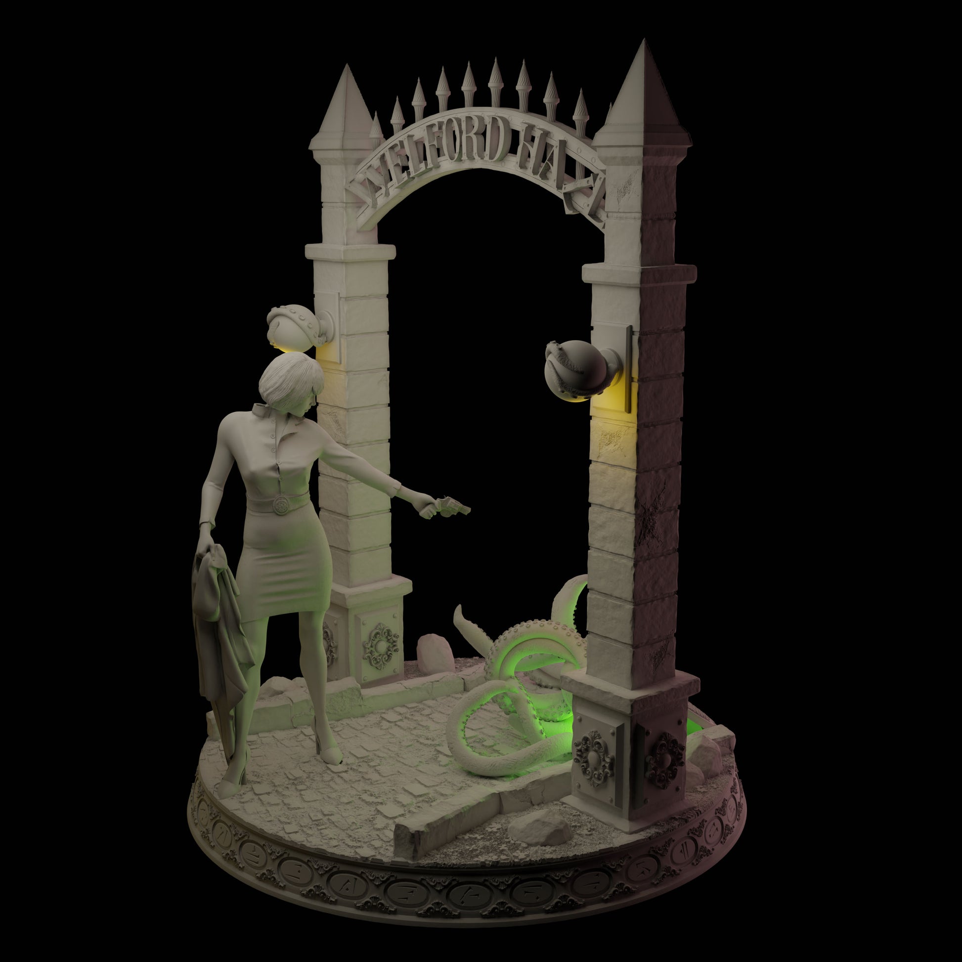 Cthulhu Girls - Secrets of the Welford Hall - Martha Rosebourne - 32/75mm DnD/TTRPG Figure/Miniature - Helios3DPrinting