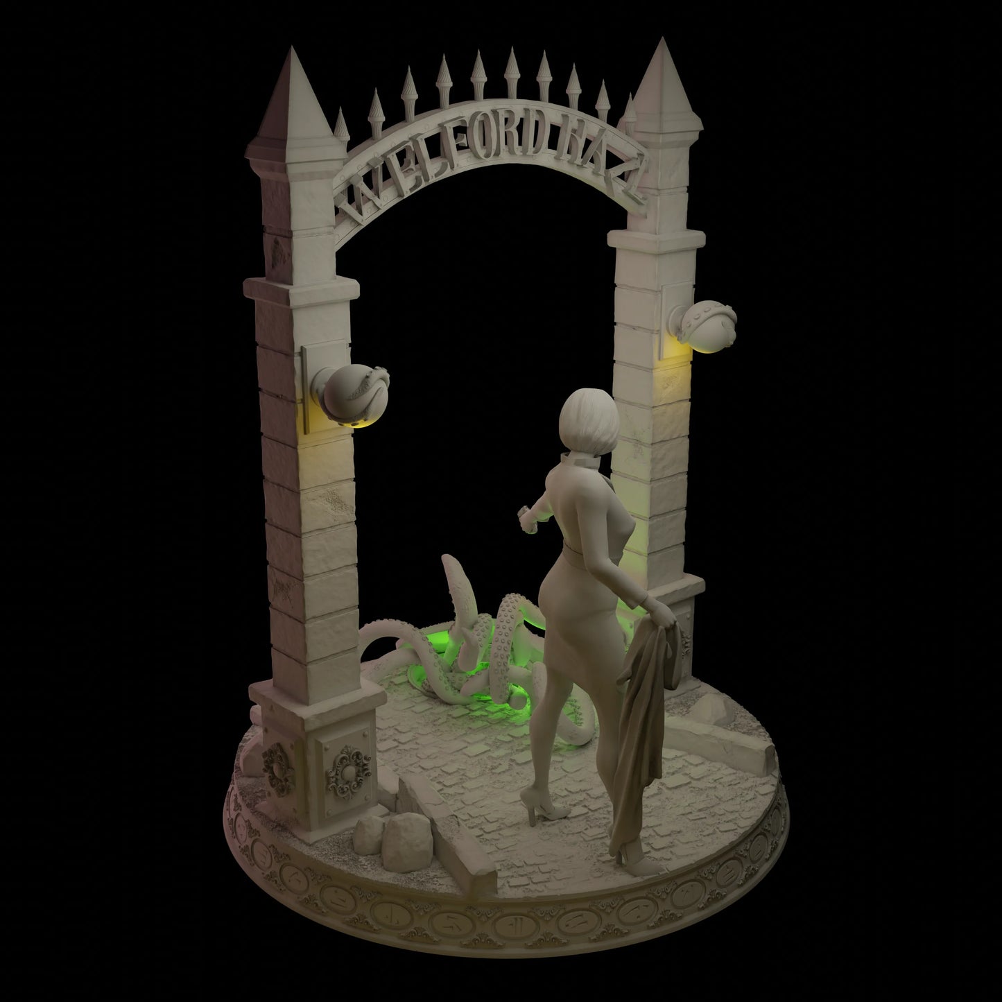 Cthulhu Girls - Secrets of the Welford Hall - Martha Rosebourne - 32/75mm DnD/TTRPG Figure/Miniature