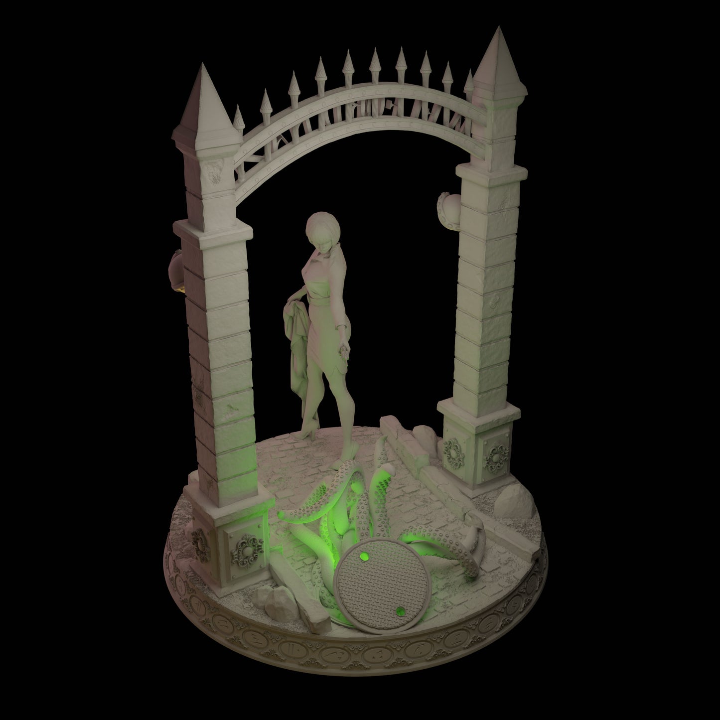 Cthulhu Girls - Secrets of the Welford Hall - Martha Rosebourne - 32/75mm DnD/TTRPG Figure/Miniature - Helios3DPrinting