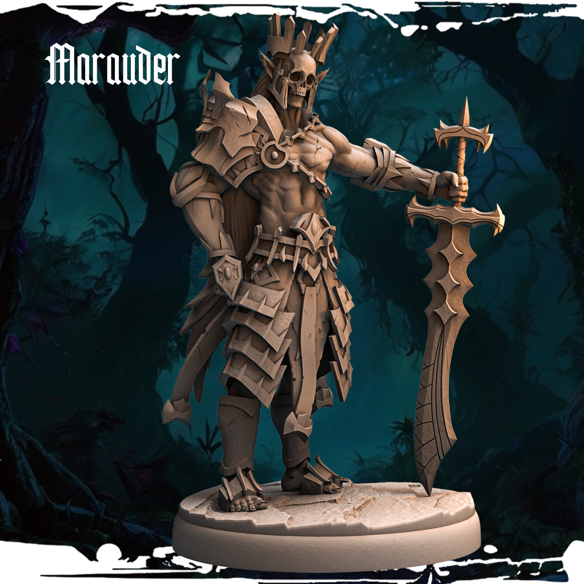 Monolith Arts - Dark Elves - Maurauder - DnD/TTRPG Figure/Miniature