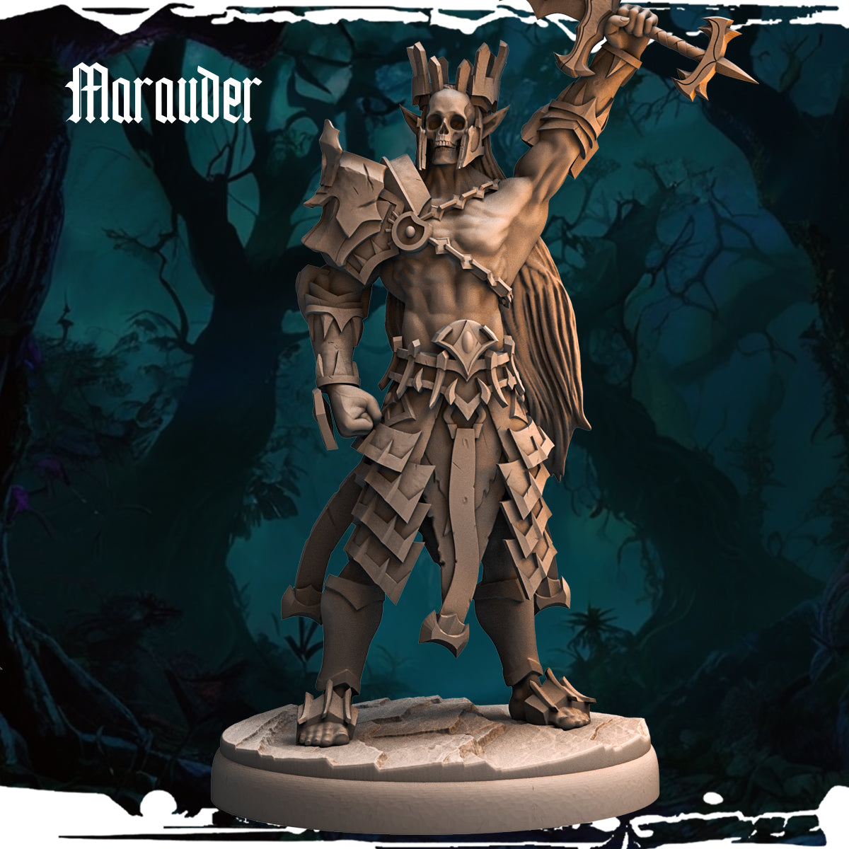 Monolith Arts - Dark Elves - Maurauder - DnD/TTRPG Figure/Miniature