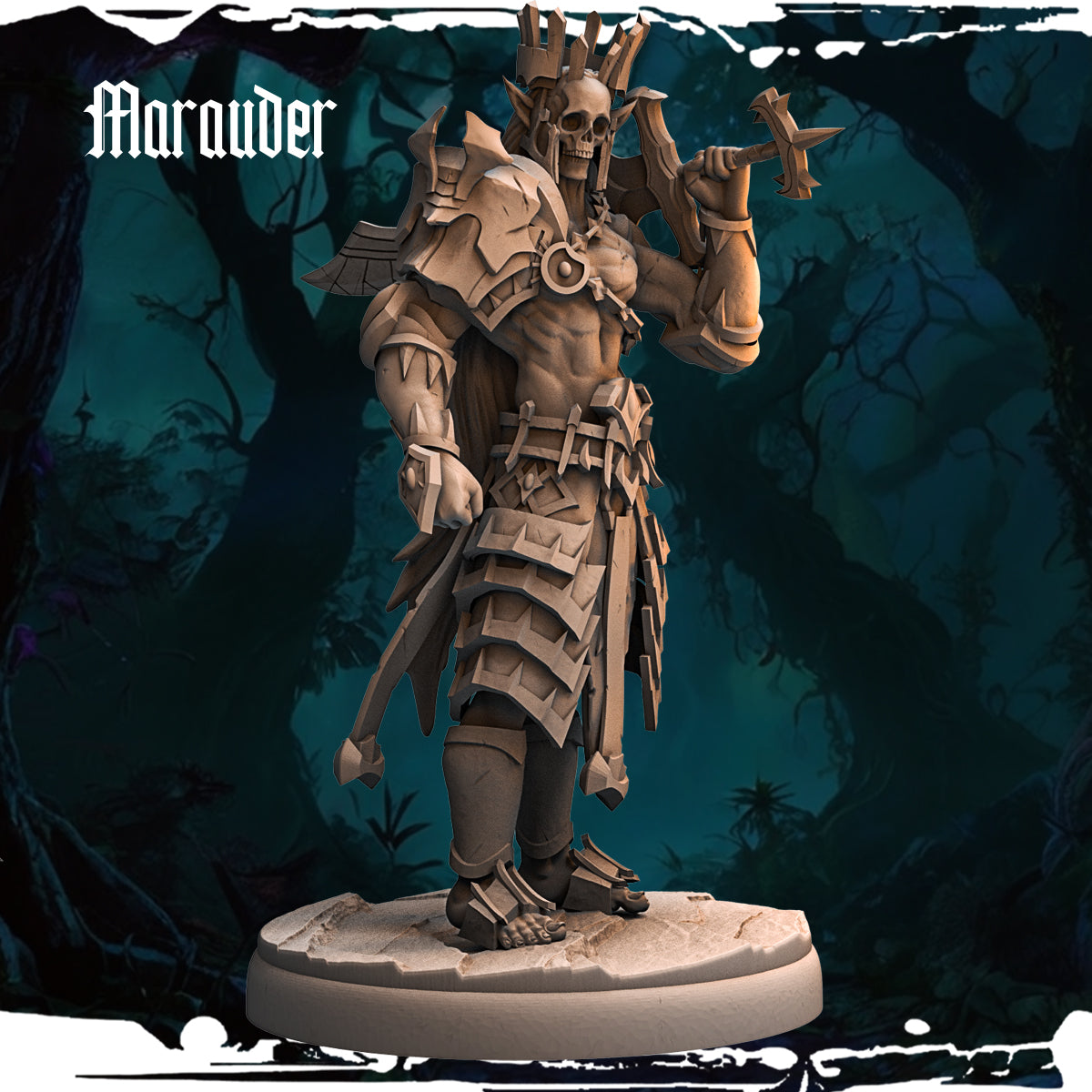 Monolith Arts - Dark Elves - Maurauder - DnD/TTRPG Figure/Miniature