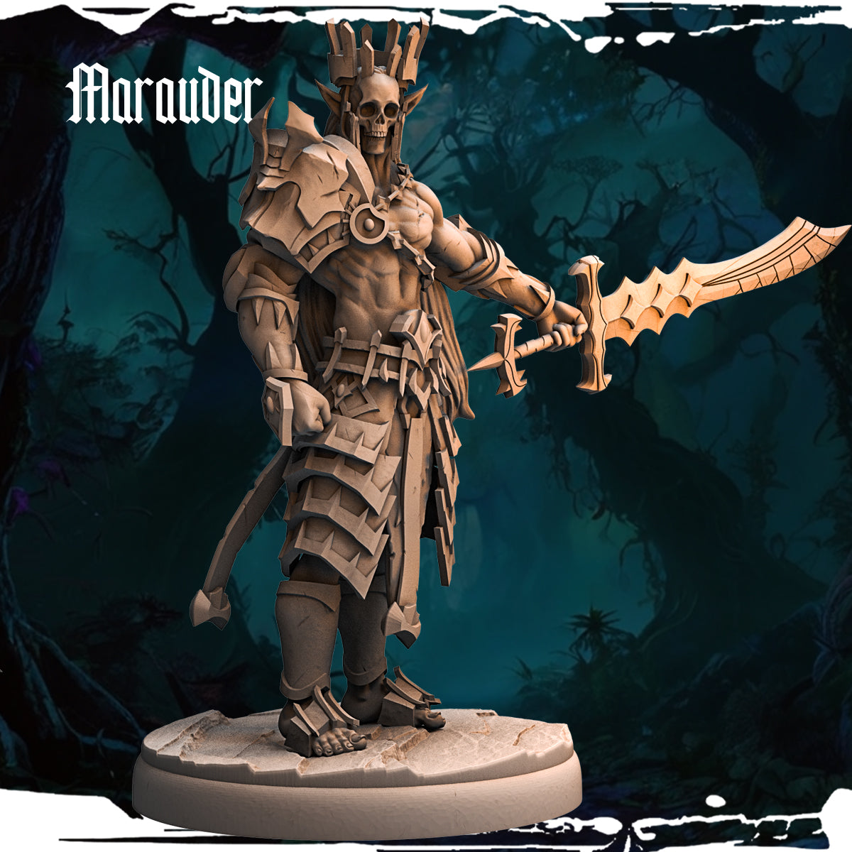 Monolith Arts - Dark Elves - Maurauder - DnD/TTRPG Figure/Miniature