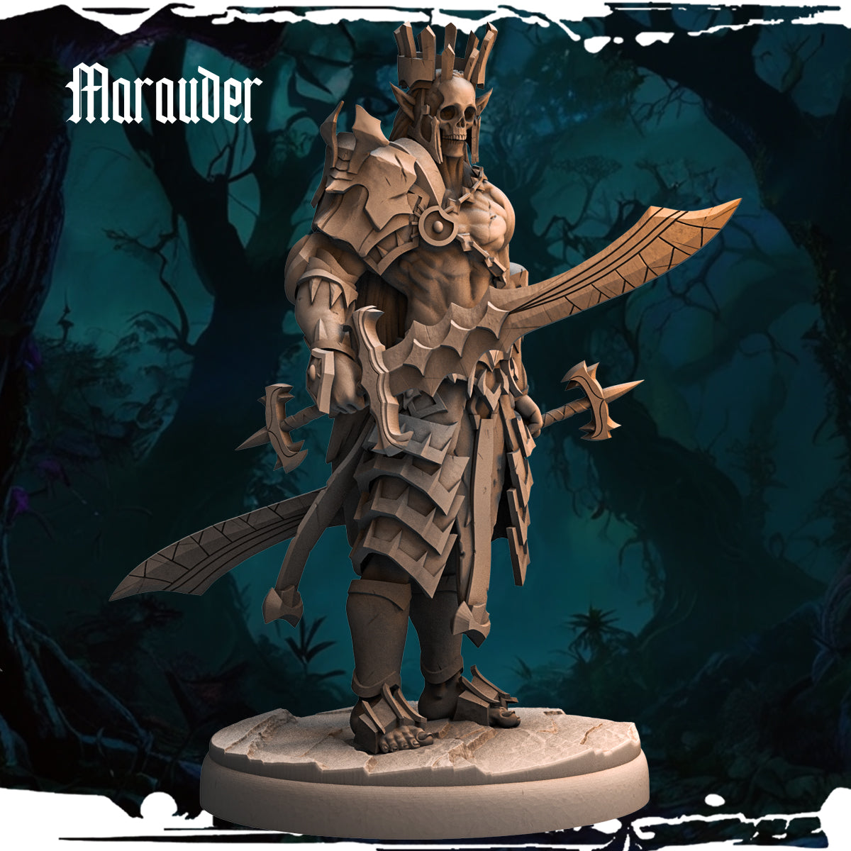 Monolith Arts - Dark Elves - Maurauder - DnD/TTRPG Figure/Miniature