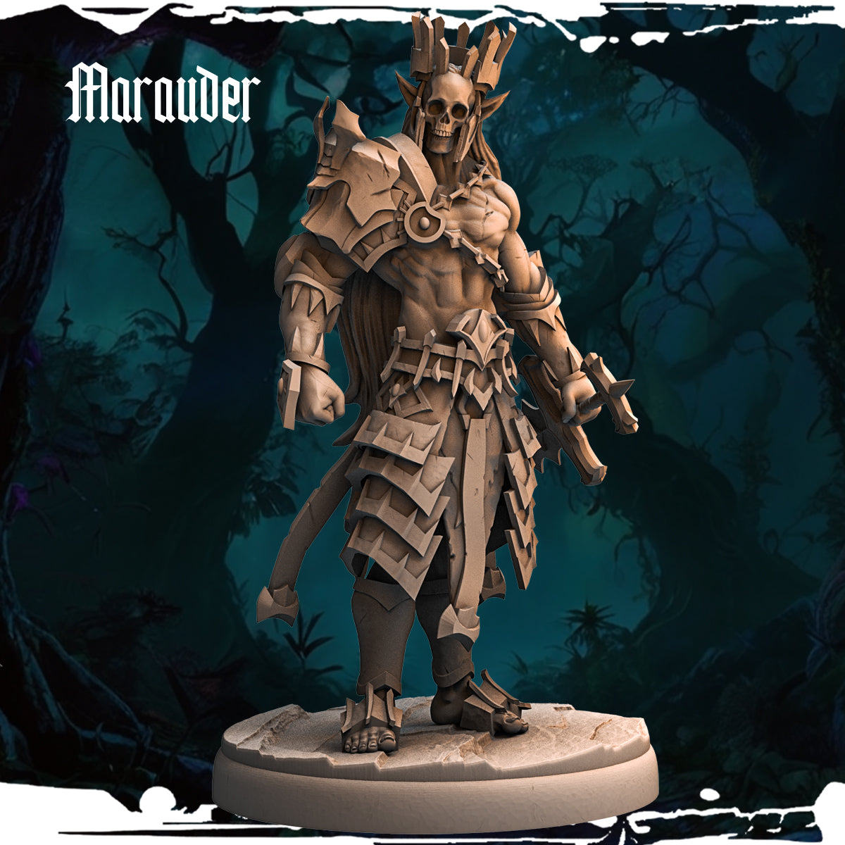 Monolith Arts - Dark Elves - Maurauder - DnD/TTRPG Figure/Miniature