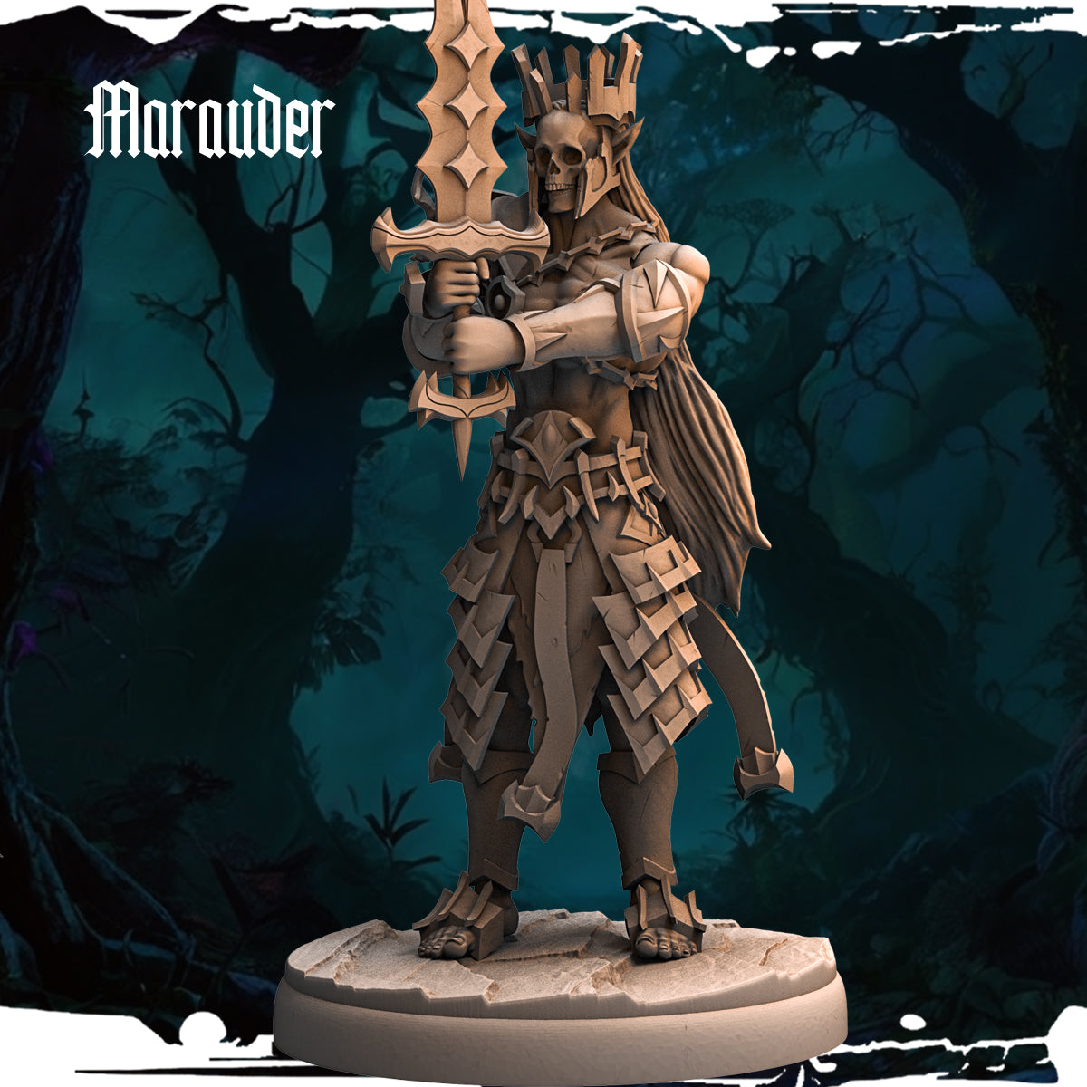 Monolith Arts - Dark Elves - Maurauder - DnD/TTRPG Figure/Miniature