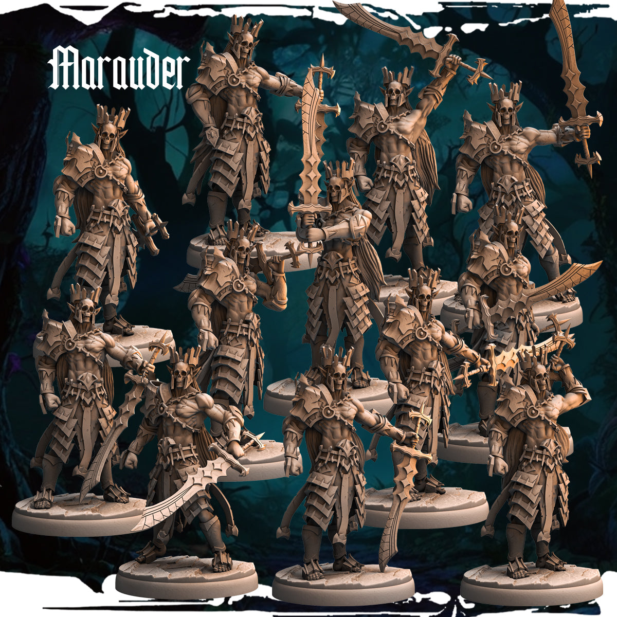 Monolith Arts - Dark Elves - Maurauder - DnD/TTRPG Figure/Miniature