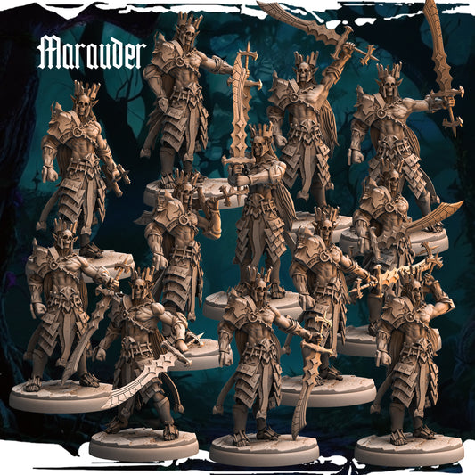 Monolith Arts - Dark Elves - Maurauder - DnD/TTRPG Figure/Miniature