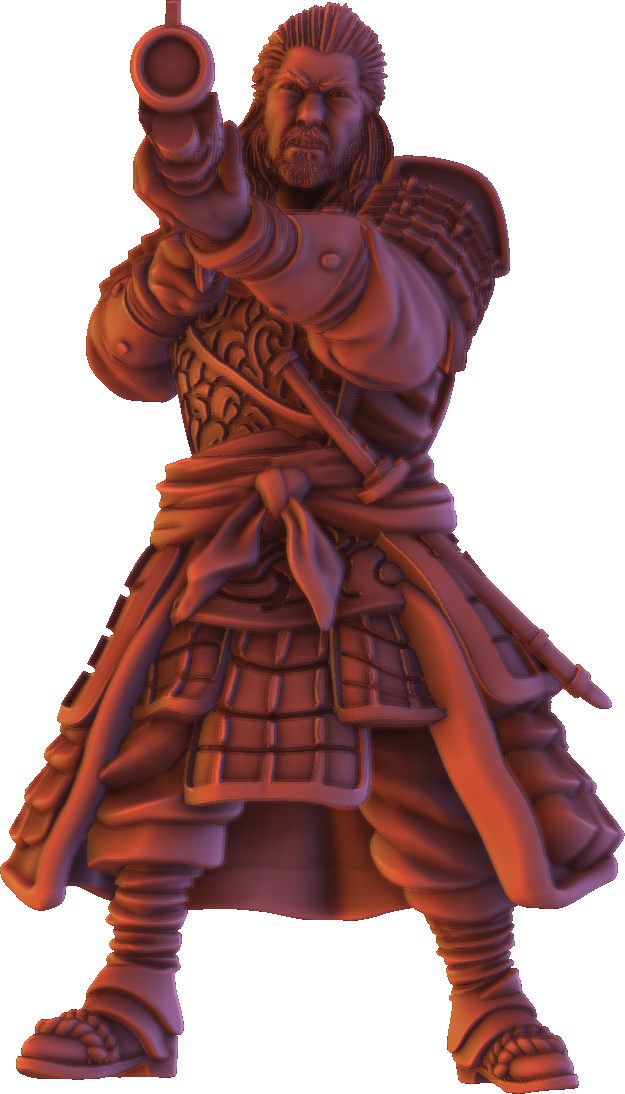 Forged Path - Tokugawa Guardians - Matchlock - DnD/Pathfinder/TTRPG Figure