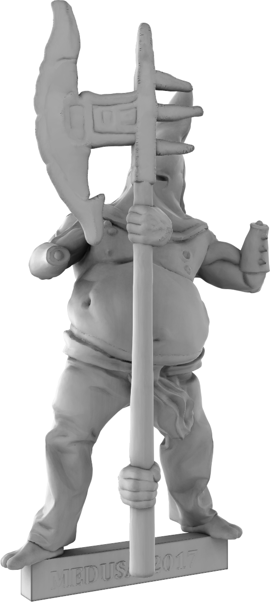 Medusa Miniatures - Villians - Cultist Executioner - DnD/TTRPG/Roleplaying/Wargames